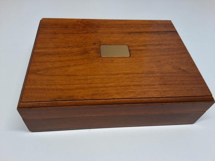 Vintage Decatur Industries Humidor Kist, Huis en Inrichting, Woonaccessoires | Kisten, Gebruikt, Minder dan 50 cm, Minder dan 50 cm