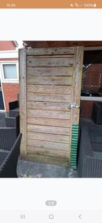 Schutting deur, Tuin en Terras, Schuttingen, Minder dan 3 meter, Zo goed als nieuw, Hout, 1 tot 2 meter