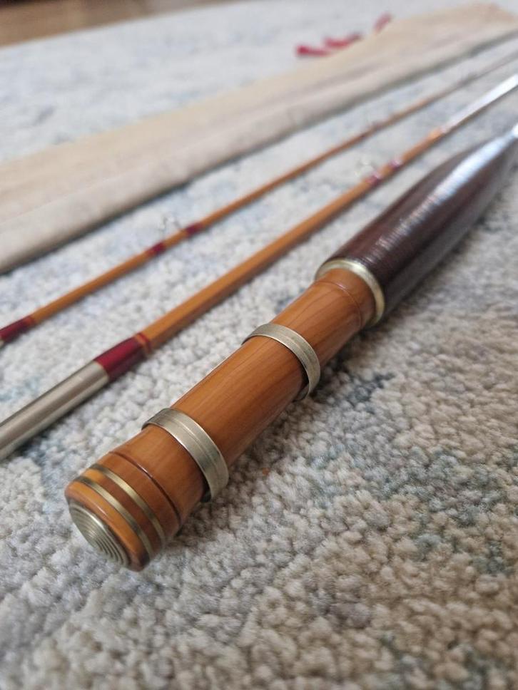 BSH Splitcane Hengel #5/6, 7' - "The Anner 2" Topkwaliteit, Watersport en Boten, Hengelsport | Vliegvissen, Ophalen of Verzenden