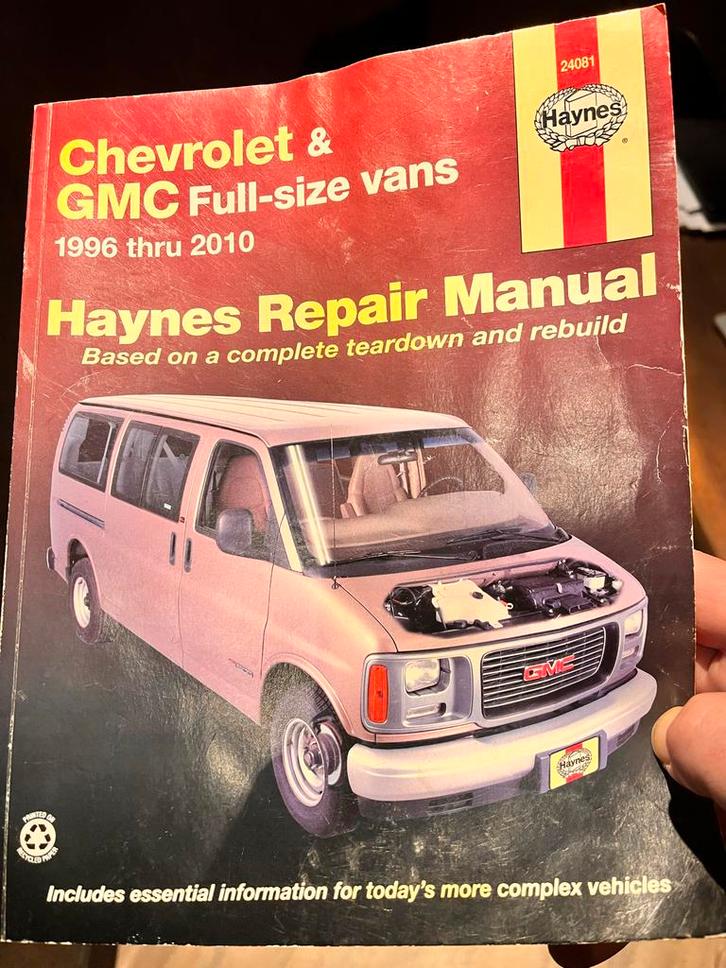 Chevrolet & GMC Vans Haynes Reparatiehandleiding 1996-2010, Boeken, Auto's | Boeken, Gelezen, Chevrolet, Ophalen of Verzenden