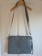 Grijs/blauwe Schoudertas met Slangenprint, Ophalen of Verzenden, Zo goed als nieuw, Grijs, Schoudertasje