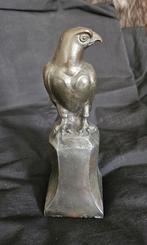 Unieke Antieke tin of zamac spaarpot kluis, Ophalen of Verzenden