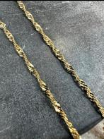 14K Gouden Gedraaide Ketting, Ophalen of Verzenden, Nieuw, Goud