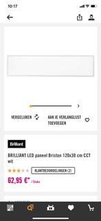 Ledpaneel Brilliant 1.20 x 30 nieuw, Huis en Inrichting, Lampen | Plafondlampen, Ophalen, Nieuw