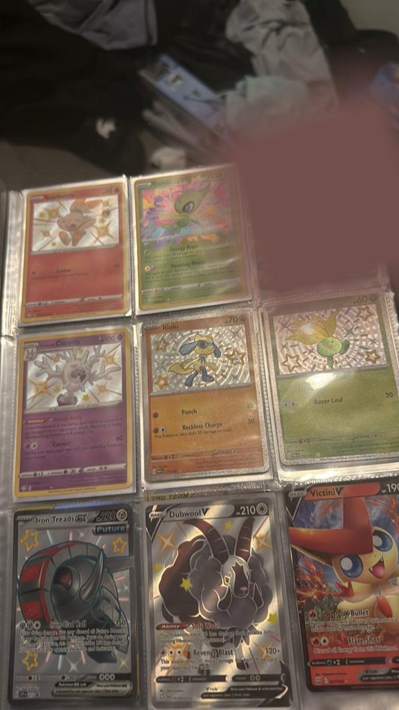 Pokémon Kaarten - Shiny Collectie, Ophalen of Verzenden, Zo goed als nieuw, Meerdere kaarten, Foil