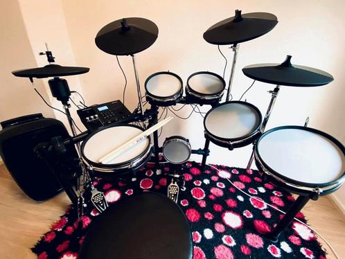 Millenium MPS‑850 E‑Drum Set - Incl Drumkruk - Drumstel, Muziek en Instrumenten, Drumstellen en Slagwerk, Zo goed als nieuw, Overige merken