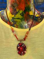 Ketting Ibiza style, Verzenden, Zo goed als nieuw, Goud