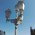 Gietijzeren tuinverlichting 450cm hoog, Ophalen, Staande lamp, Zo goed als nieuw, 50 tot 250 watt