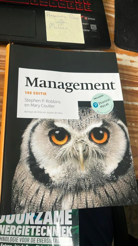 Stephen P. Robbins - Management, Boeken, Schoolboeken, Zo goed als nieuw, Nederlands, Overige niveaus, Ophalen of Verzenden