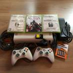 Xbox 360, Spelcomputers en Games, Spelcomputers | Xbox 360, Ophalen of Verzenden, Gebruikt, Met 2 controllers, Met games