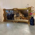 Barok Spiegel -houten lijst - Goud- 200 x 100 cm -TTM Wonen, Huis en Inrichting, Woonaccessoires | Spiegels, TTM Wonen, Meubels – (Perzische) Tapijten en Woonaccessoires