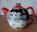Price & Kensington paws for tea theepot met theekom, Huis en Inrichting, Keuken | Servies, Gebruikt, Verzenden, Keramiek, Overige typen