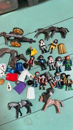 Kist vol Playmobil > kasteel | ridders | paarden, Ophalen of Verzenden, Zo goed als nieuw