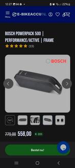 bosch powerpack 500 accu urban arrow, Ophalen of Verzenden, Zo goed als nieuw