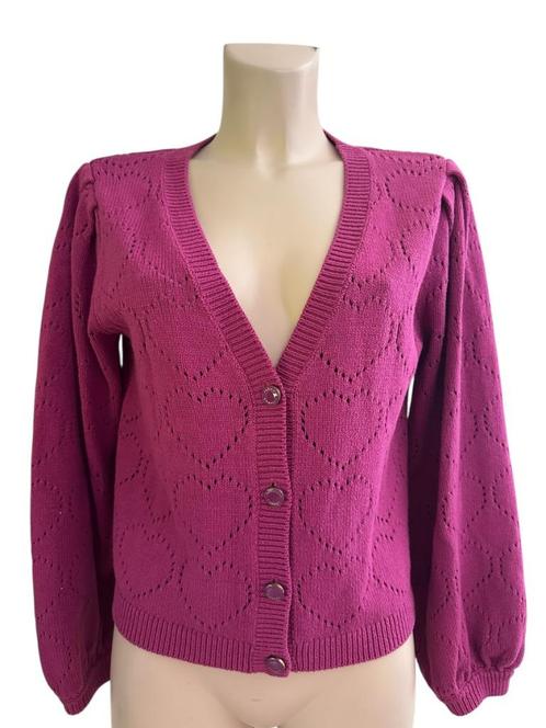 Fabienne Chapot vest S, Kleding | Dames, Truien en Vesten, Zo goed als nieuw, Maat 36 (S), Roze, Ophalen of Verzenden