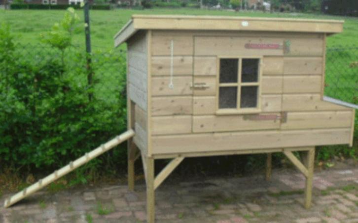 Kippenhok met legnest kippenren met broedhok nachthok kippen, Dieren en Toebehoren, Pluimvee | Toebehoren, Nieuw, Kippenhok of Kippenren