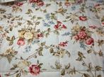 Volant rozen bloemen gewatteerde bedrok sprei, Ophalen of Verzenden, Tweepersoons