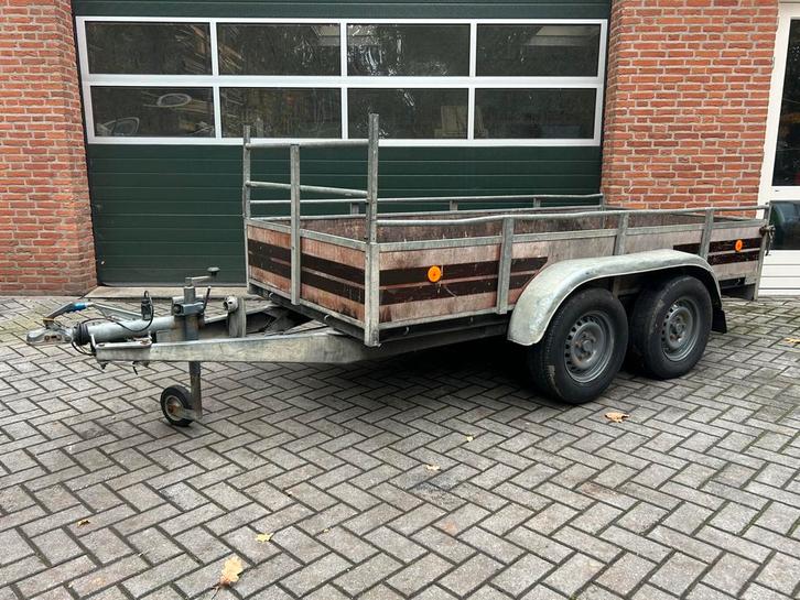 Hapert/ aanhanger/ aanhangwagen/ bakwagen/ 300x130/ 2000 kg, Auto diversen, Aanhangers en Bagagewagens, Ophalen of Verzenden