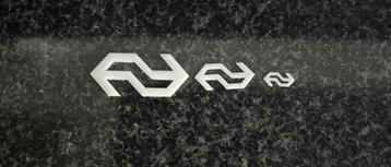 Resin geprint ns logo set nederlandse spoorwegen beschikbaar voor biedingen