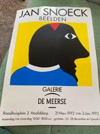 Jan snoeck beelden- expositie Gallerie de Meerse 1993, Verzamelen, Posters, Ophalen of Verzenden, Zo goed als nieuw, Rechthoekig Staand