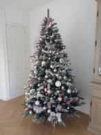 Grote set 100+ kerstboomversiering in roze: ballen, bloemen, Diversen, Kerst, Ophalen of Verzenden