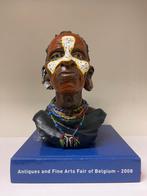 Beeld Afrikaanse man Kenia buste realistisch, Ophalen of Verzenden