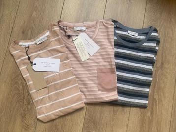 Selected Homme 3x streep t-shirts NIEUW maat L/52-54 beschikbaar voor biedingen