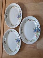 Set van 3 ovale borden van marjolein bastin, Gebruikt, Ophalen of Verzenden, Bord(en), Overige stijlen