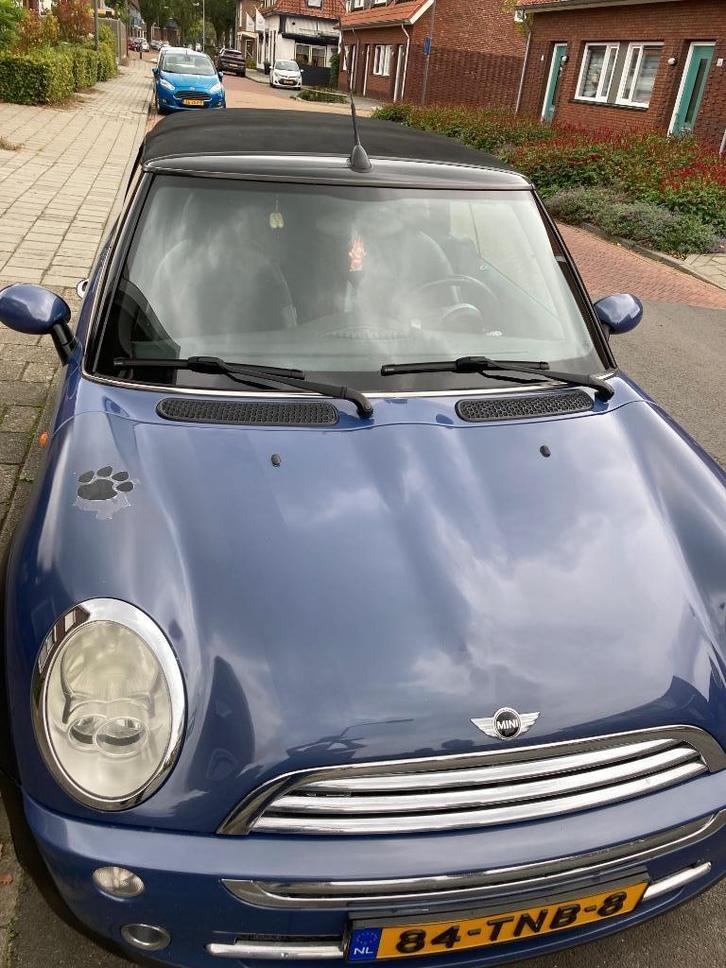 Mini cabrio 2004, Auto's, Mini, Particulier, Cabrio, Airconditioning, Bluetooth, Centrale vergrendeling, Elektrische ramen, Lichtmetalen velgen