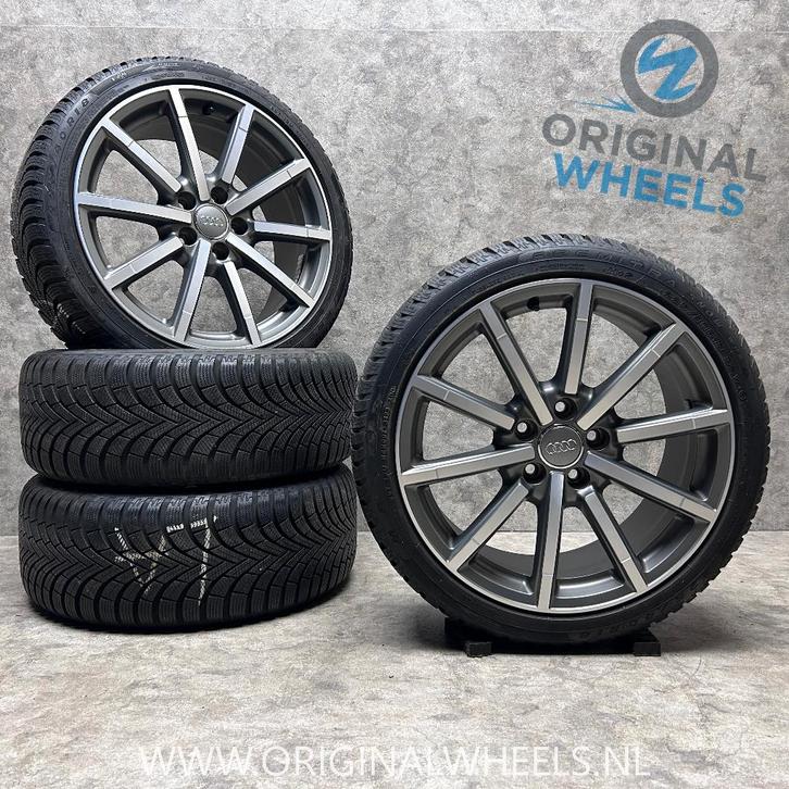 ️18 inch originele velgen + winterbanden Audi A3 S3, Auto-onderdelen, Banden en Velgen, Banden en Velgen, Winterbanden, 18 inch