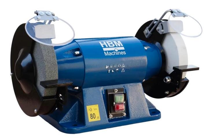 Werkbankslijpmachine - HBM 200 mm Profi, Doe-het-zelf en Verbouw, Gereedschap | Slijpmachines, Nieuw, Werkbankslijpmachine, 700 tot 1000 watt