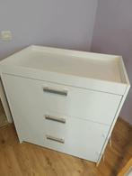Europe Baby Commode Wit - 3 Laden (b. 85cm, d. 50cm, h.95cm), Kinderen en Baby's, Kinderkamer | Commodes en Kasten, Ophalen, 50 tot 70 cm