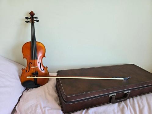 Duitse viool 4/4 Benedikt lang mittenwald 1982, Muziek en Instrumenten, Strijkinstrumenten | Violen en Altviolen, Zo goed als nieuw