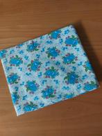 Vintage kussensloop, Eenpersoons, Blauw, Hoeslaken of Sloop, Ophalen of Verzenden