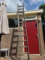 houten ladder, Doe-het-zelf en Verbouw, Ladders en Trappen, Ophalen, Gebruikt, Ladder, Opvouwbaar of Inschuifbaar