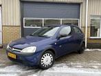 Opel Corsa 1.4 I 16V 3D AUTOMAAT - LANGE APK - TREKHAAK, Auto's, 450 kg, 40 €/maand, 4 cilinders, Blauw