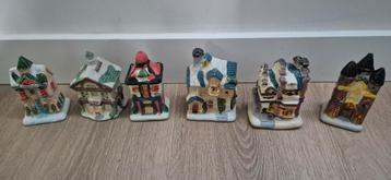 6 kersthuisjes  beschikbaar voor biedingen