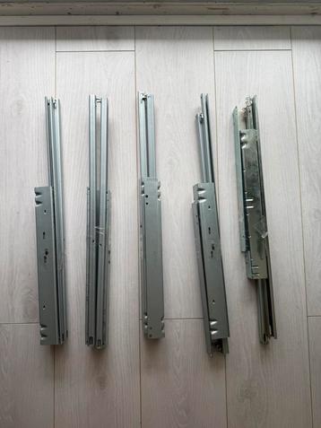 5 IKEA KOMPLEMENT lade geleiders 50x58 cm beschikbaar voor biedingen