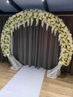 Backdrop bloemenboog te huur!!, Ophalen of Verzenden, Zo goed als nieuw