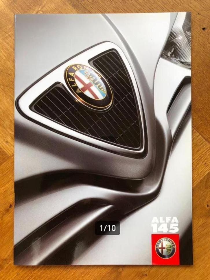 Alfa Romeo 145 folder 1999, Boeken, Auto's | Folders en Tijdschriften, Nieuw, Alfa Romeo, Ophalen of Verzenden