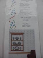 5954 - MAL / SJABLOON : TULPEN MET LINT – Muur Decoratie, Ophalen of Verzenden, Nieuw, Materiaal
