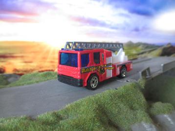 1:96 Dennis Sable SC - Matchbox 2002 Brandweer ladderwagen beschikbaar voor biedingen