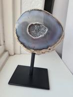 Prachtige AGAAT GEODE op standaard B, Ophalen of Verzenden, Mineraal
