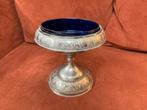 Schaal met blauw glas, Antiek en Kunst, Ophalen
