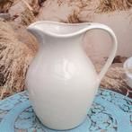 Antieke waterkan/lampetkan crèmekleurig gemerkt, Antiek en Kunst, Antiek | Servies los, Ophalen of Verzenden