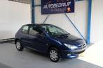 Peugeot 206 1.4-16V Gentry, 938 kg, 4 cilinders, Blauw, Bedrijf