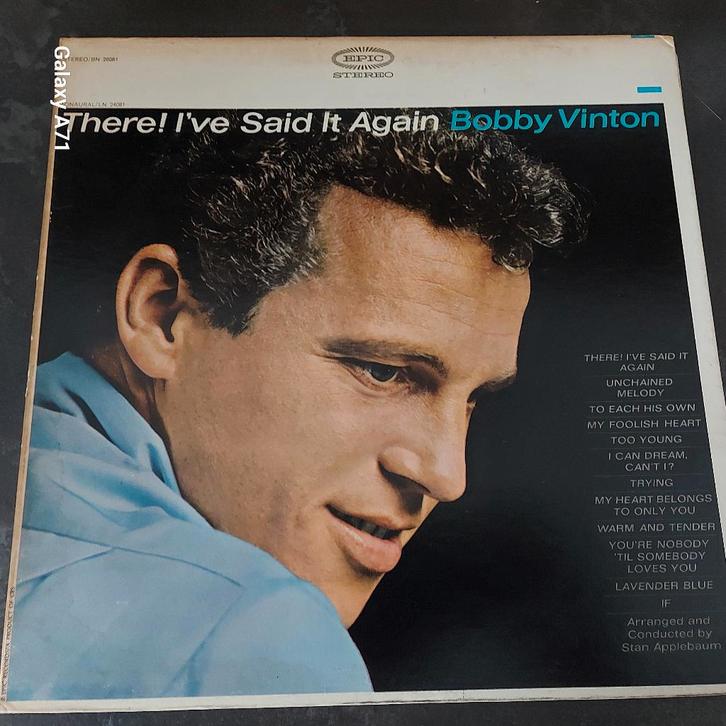 LP Bobby Vinton - There! I've Said It Again (Epic 1964), Cd's en Dvd's, Vinyl | Pop, Gebruikt, 1960 tot 1980, 12 inch, Ophalen of Verzenden