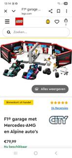 Lego F1 garage, Ophalen of Verzenden, Zo goed als nieuw, Complete set, Lego