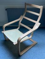 Poäng Fauteuil, wit geglazuurd eikenfineer, IKEA, Huis en Inrichting, Ophalen, Gebruikt, Minder dan 50 cm