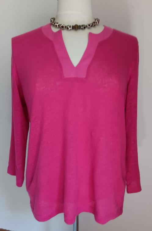 Belluna shirt linnen M, Kleding | Dames, T-shirts, Zo goed als nieuw, Maat 38/40 (M), Overige kleuren, Lange mouw, Ophalen of Verzenden